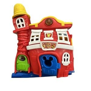 Disney Mickey Mouse Clubhouse Fire Station Lights & Sounds! WORKS! No Figures